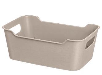 Корзинка универсальная Mango 2,4л 230х160х90мм  (светло-серый)